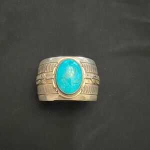 cuff bracelet, sterling silver